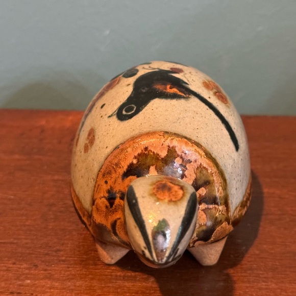 Vintage Tonala Pottery Turtle, 🐢 Handmade in Mexico, Jorge Wilmot? - Picture 2 of 9